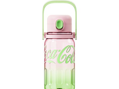 GERM x Coca Cola Sporty Tritan Water Bottle with Handle 1250ml - Cyan Pink Gradient Hot on Sale