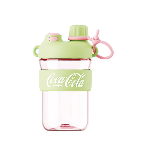 GERM x Coca Cola Tritan Water Bottle 650ml - Baby Lime Pink Fashion