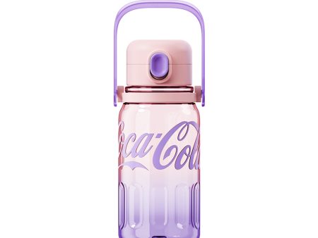 GERM x Coca Cola Sporty Tritan Water Bottle with Handle 1250ml - Pink Purple Gradient Supply