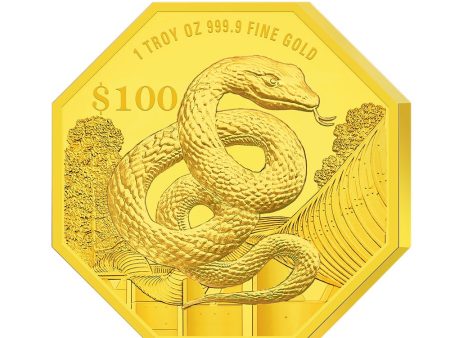 [The Singapore Mint] 2025 Singapore Lunar Snake 1 troy oz 999.9 Fine Gold Proof Coin (R009) by MAS Online Hot Sale