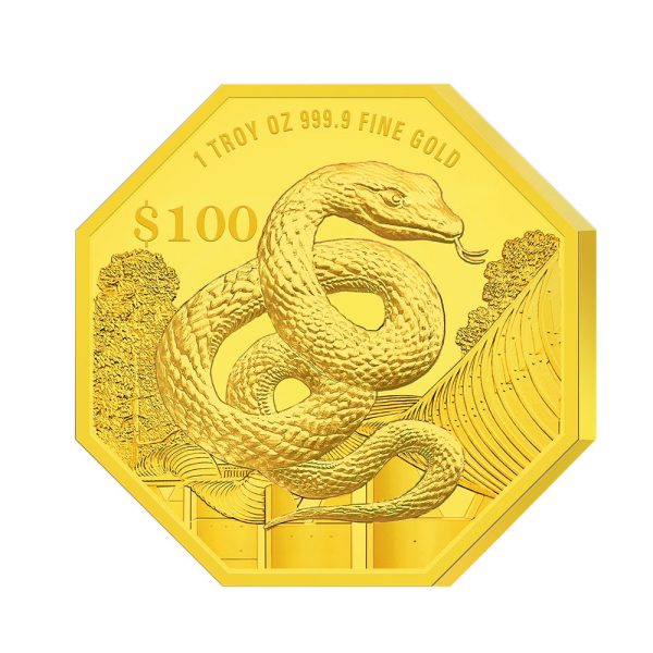 [The Singapore Mint] 2025 Singapore Lunar Snake 1 troy oz 999.9 Fine Gold Proof Coin (R009) by MAS Online Hot Sale