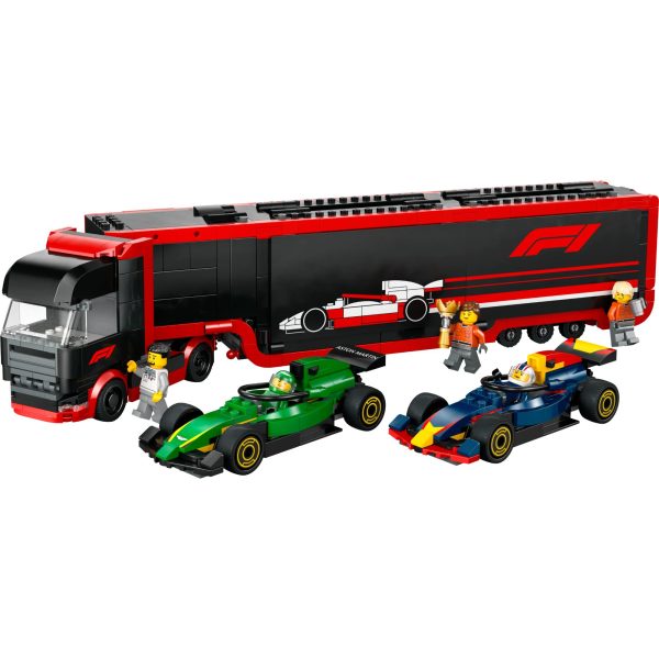 LEGO City: F1® Truck with RB20 & AMR24 F1® Cars (60445) Online now