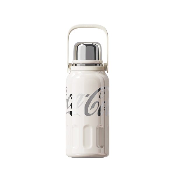 GERM x Coca Cola Vacuum Flask with handle 1200ml - White For Cheap