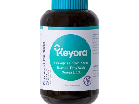 Keyora Flaxseed Oil 1000 Organic 180s Hot on Sale