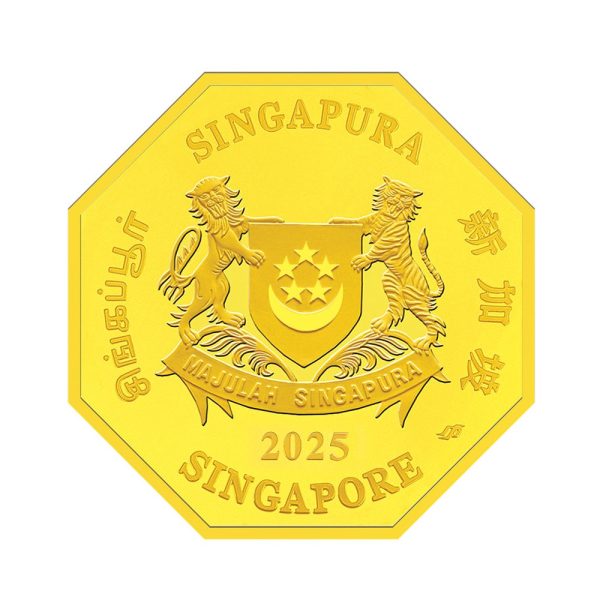 [The Singapore Mint] 2025 Singapore Lunar Snake 1 troy oz 999.9 Fine Gold Proof Coin (R009) by MAS Online Hot Sale