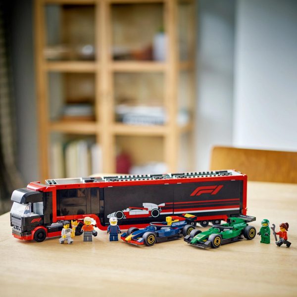 LEGO City: F1® Truck with RB20 & AMR24 F1® Cars (60445) Online now