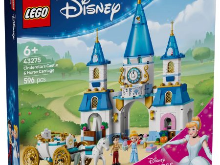 LEGO Disney Princess: Cinderella s Castle & Horse Carriage (43275) Cheap