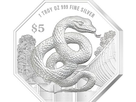 [The Singapore Mint] 2025 Singapore Lunar Snake 1 troy oz 999 Fine Silver Proof Coin (R003) by MAS on Sale