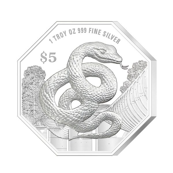 [The Singapore Mint] 2025 Singapore Lunar Snake 1 troy oz 999 Fine Silver Proof Coin (R003) by MAS on Sale