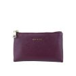 Mel&Co Saffiano-Effect Coin Pouch with Keyring Wine Supply