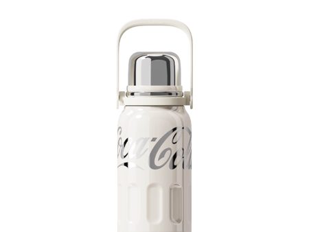 GERM x Coca Cola Vacuum Flask with handle and strap 800ml - White Supply