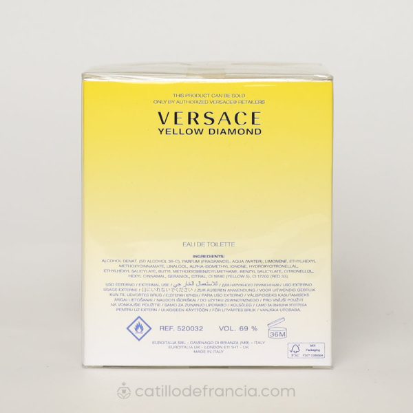 YELLOW DIAMOND BY VERSACE TOILETTE MUJER 90ML Online