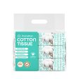 Purcotton Cotton Tissue 20cm x 20cm 60 sheets x 3 packs Hot on Sale