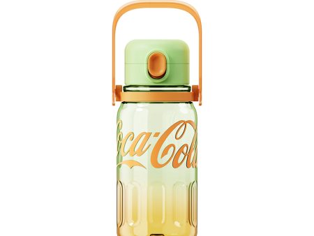 GERM x Coca Cola Sporty Tritan Water Bottle with Handle 1250ml - Orange Cyan Gradient Online Sale