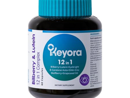 Keyora Bilberry & Lutein 12 in 1 Complex 60S Discount