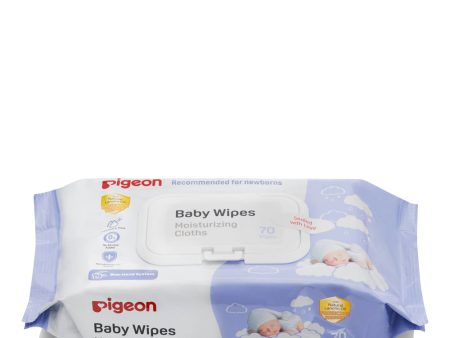 Pigeon Moisturizing Baby Wipes 70s Single Pack (79491) For Sale