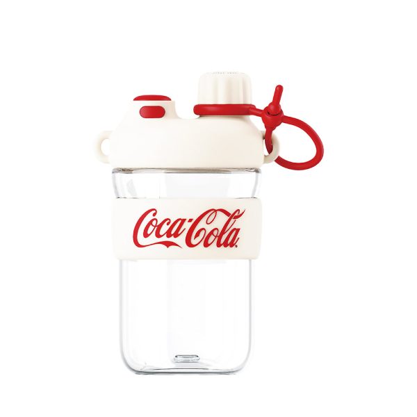 GERM x Coca Cola Tritan Water Bottle 650ml - White For Cheap