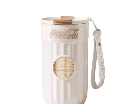 GERM x Coca Cola Classic Travel Mug 500ml - White Fashion