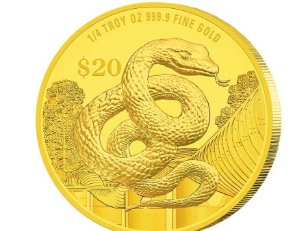 [The Singapore Mint] 2025 Singapore Lunar Snake 1 4 troy oz 999.9 Fine Gold Proof Coin (R008) by MAS Cheap