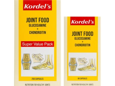 Kordel s Joint Food Glucosamine + Chondroitin 250 + 60 Capsules Online