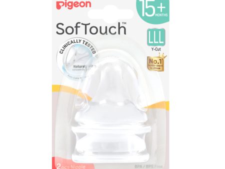 Pigeon Softouch Nipple 2-Pc LLL For Sale