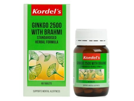 Kordel s Ginkgo 2500 with Brahmi (60 Tablets) Discount