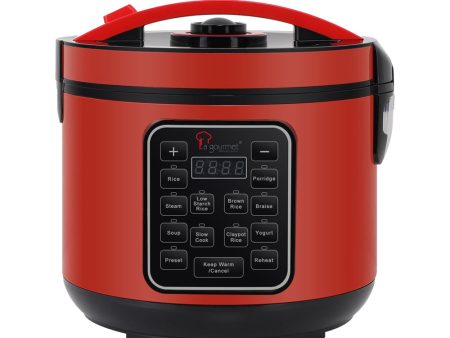 La gourmet 1.5L Healthy Rice Cooker - Red Supply