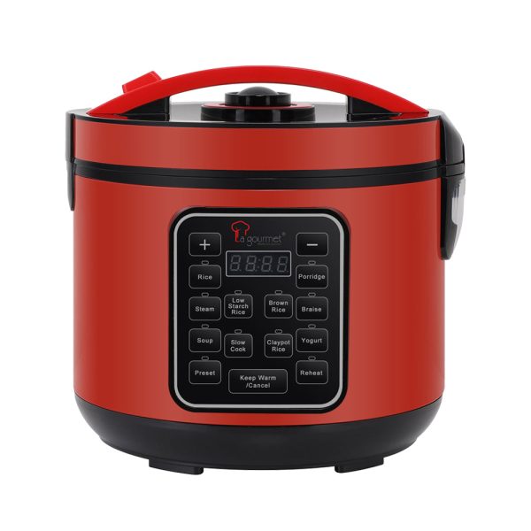 La gourmet 1.5L Healthy Rice Cooker - Red Supply