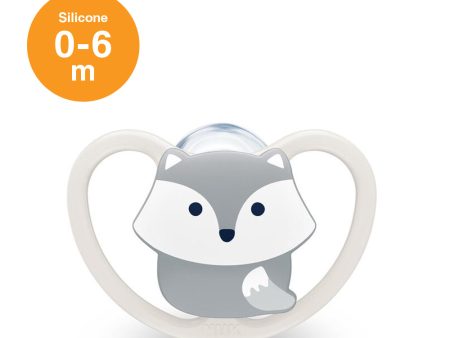 NUK Space Silicone Soother Pacifier 1pc-box - 0-6 Months - Fox Supply