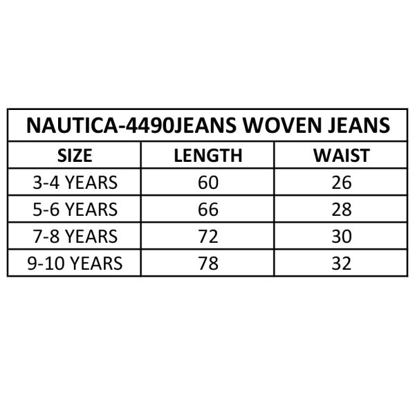 Nautica Boys  Woven Jeans - Khaki (NAUTICA-4490JEANS) Hot on Sale