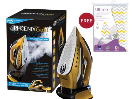 JML Phoenix Gold Free Flight + Free 1pc Ultimo Fast Fit Ironing Board Cover Ultimate Supply