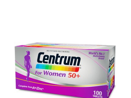 CENTRUM For Women 50+ Multivitamin, 100 Tablets For Cheap