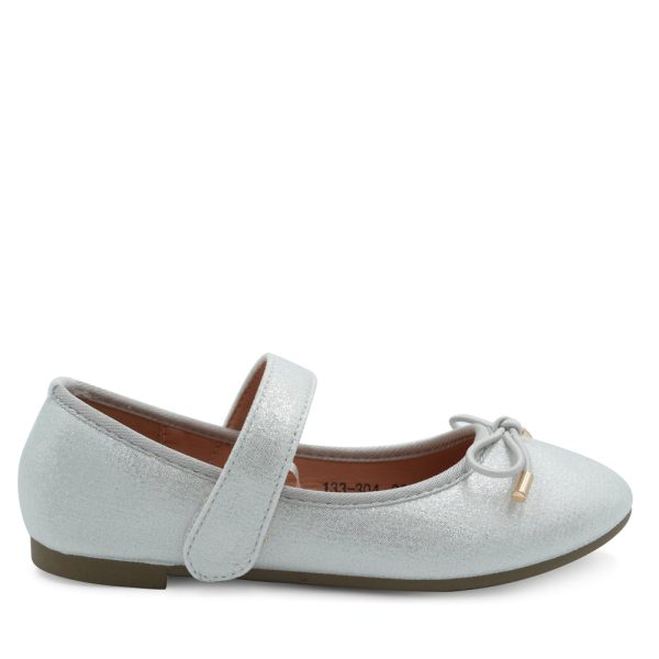 Nono Kids Mary Jane Glittered White Shoes - White (133-304) Sale