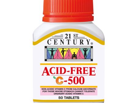 21ST CENTURY ACID FREE C 500MG 50S Tablets Online Hot Sale