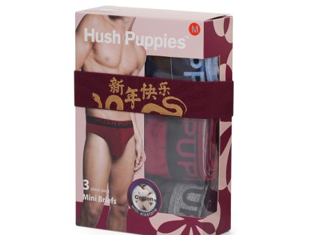 Hush Puppies Briefs (3-pc Pack) - Assorted Supply