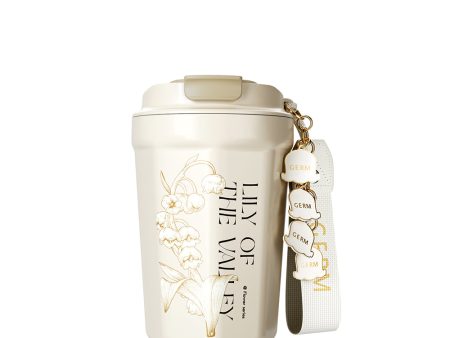 GERM Lily of The Valley Flask 390ml - White on Sale