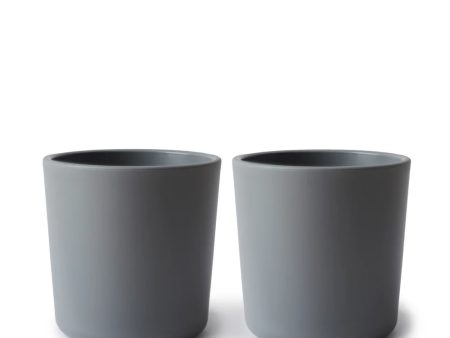 mushie Dinnerware Cup Set of 2 - Smoke Sale