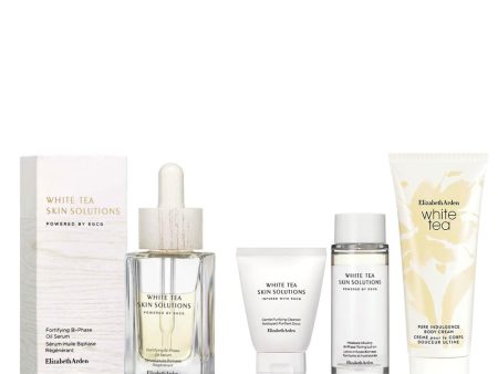 Elizabeth Arden Elizabeth Arden White Tea Skin Solutions Fortifying Bi-Phase Oil Serum 30ml + 3-pc gift Supply