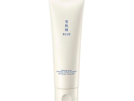 KOSE SEKKISEI BLUE Charcoal Scrub Cleanser 125g Hot on Sale