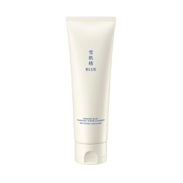 KOSE SEKKISEI BLUE Charcoal Scrub Cleanser 125g Hot on Sale