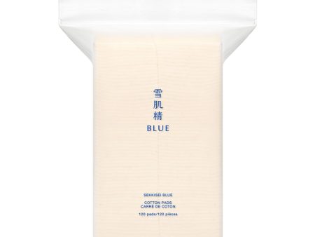 KOSE SEKKISEI BLUE Cotton Pads 120pcs For Cheap