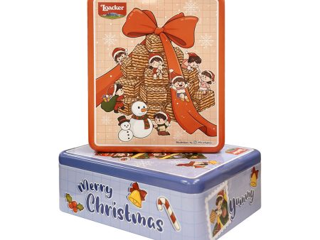 [ONLINE EXCLUSIVE Amazing Deal for 3] Loacker Season s Greetings Gift Tin Bundle - 125g x 3 Supply