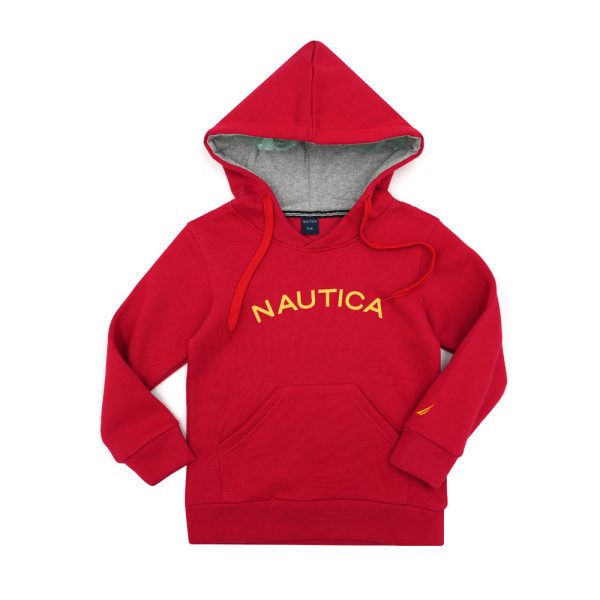 Nautica Boys  Hoodie Jacket - Red (4490JK) on Sale