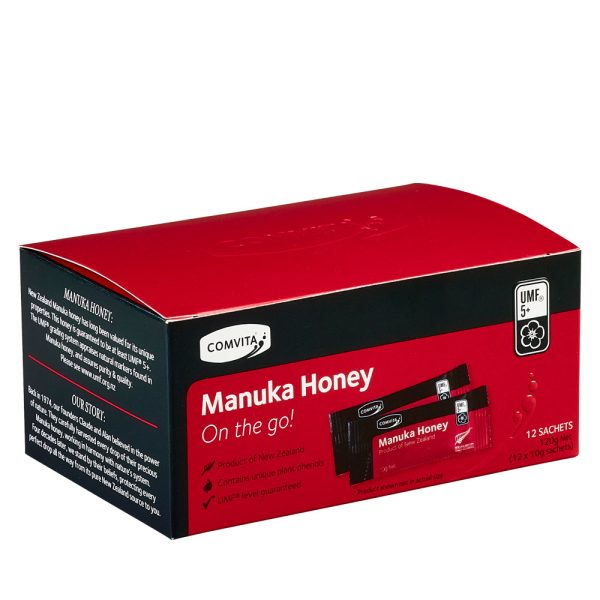 COMVITA UMF 5+ Manuka Honey 12 Sachets x 10g - Bundle of 2 For Cheap