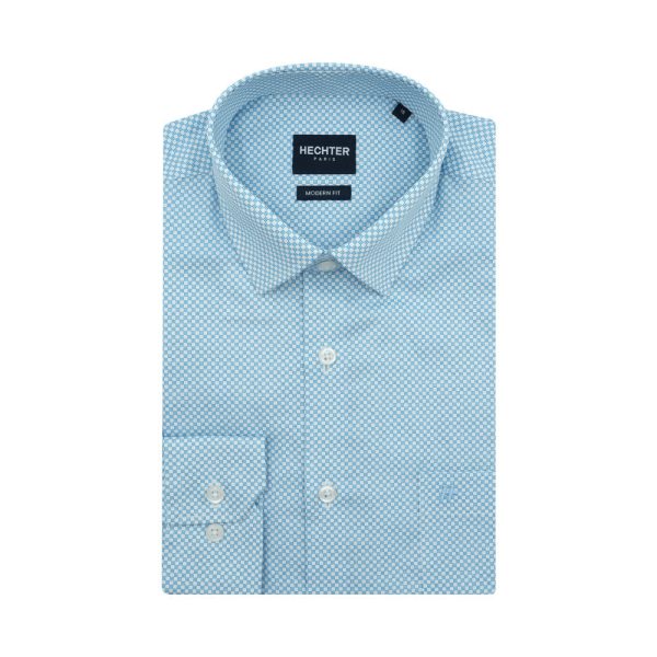 Hechter Long-Sleeved Shirt - Light Blue Cheap