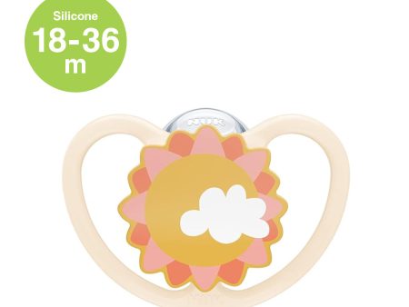 NUK Space Silicone Soother Pacifier 1pc-box - 18-36 months - Sun Online Sale