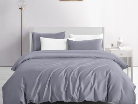 KINGSFORD Unity Bedset 2000TC 100% Cotton Sateen (Single Super Single Queen King) - Purple Online now