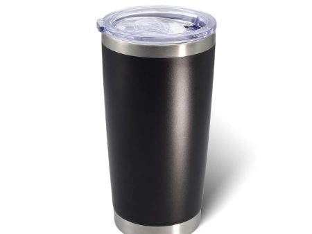 [Online Exclusive] Aura 600ml Stainless Steel Vacuum Insulated Tumbler with Lid - Black For Cheap