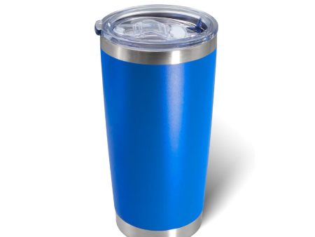 [Online Exclusive] Aura 600ml Stainless Steel Vacuum Insulated Tumbler with Lid - Dark Blue Online Sale