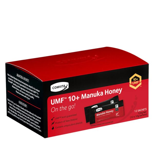 COMVITA UMF 10+ Manuka Honey 12 Sachets x 10g - Bundle of 2 Online now